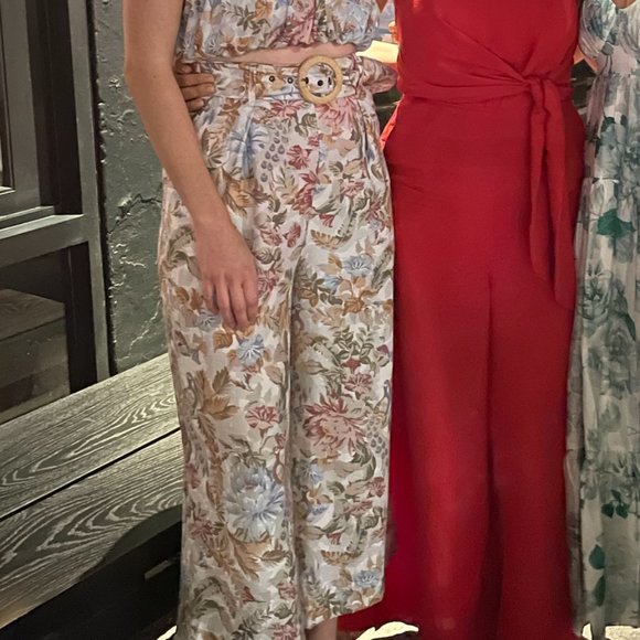 Two Piece Crop + Culotte Pants {Sheike}  Set - Picture 6 of 6